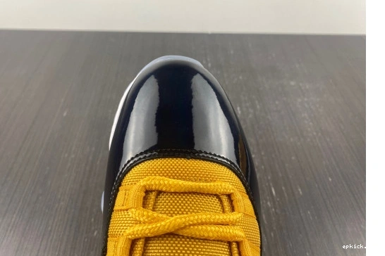 Rep EP AJ11 black Air and Jordan yellow 11 0322
